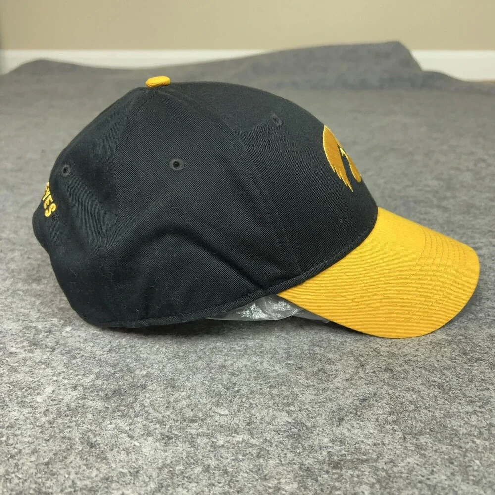 Iowa Hawkeyes Hat Cap Snap Back Black Gold NCAA College Football Nike Mens - Picture 6 of 9